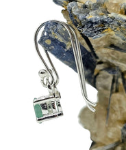 Load image into Gallery viewer, Natural Columbian Emerald Earrings, 2 carats, May Birthstone, Stone of Inspiration - GemzAustralia 