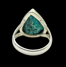 Load image into Gallery viewer, Chrysocolla Malachite Ring, Size 6.75, Sterling Silver, Serenity Stone, Tranquility Stone, Calming Gemstone, New Beginnings