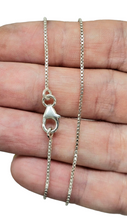 Load image into Gallery viewer, Box Chain, Sterling Silver, 48cm, 19 inches, Shiny Silver Chain, Hang Pendants, Stacker Chain, Silver Necklace, Male / Female Chain - GemzAustralia 