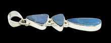 Load image into Gallery viewer, Australian Opal Pendant, Sterling Silver, October Birthstone, Blue, Red, Green Opal, Precious Gemstone, Pure Energy, Lucky Gem - GemzAustralia 