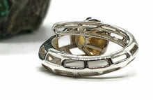 Load image into Gallery viewer, Citrine Ring, Size 8.5, Sterling Silver, Angel's Trumpet Design, Artisan Ring - GemzAustralia 