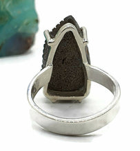 Load image into Gallery viewer, Boulder Opal Ring, Size 6.5, Carved Opal, Solid Opal, Australian Opal, Sterling Silver - GemzAustralia 