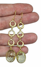 Load image into Gallery viewer, Gemstone Earrings, Sterling Silver, 14K gold Electroplated, Choose your Gemstone - GemzAustralia 