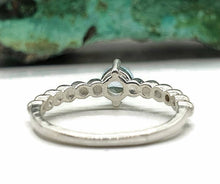 Load image into Gallery viewer, Blue Topaz Solitaire Ring, Sterling Silver, Round Faceted, December Birthstone, 1 carat, Stacker - GemzAustralia 
