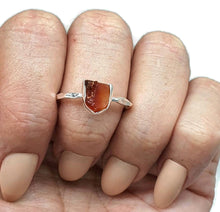 Load image into Gallery viewer, Imperial Topaz Ring, Size 9, Sterling Silver, Raw Gemstone - GemzAustralia 