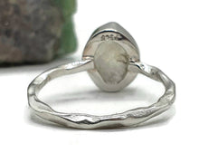 Load image into Gallery viewer, Raw Rainbow Moonstone Ring, 2 Sizes, Sterling Silver - GemzAustralia 