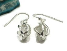 Load image into Gallery viewer, Raw Herkimer Diamond Cage Earrings, April Birthstone - GemzAustralia 