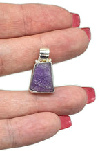 Load image into Gallery viewer, Raw Amethyst Pendant, Sterling Silver, February Birthstone - GemzAustralia 