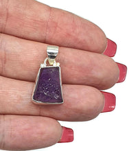Load image into Gallery viewer, Raw Amethyst Pendant, Sterling Silver, February Birthstone - GemzAustralia 