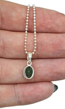 Load image into Gallery viewer, Emerald Pendant, Sterling Silver, May Birthstone, Oval Faceted, Natural Gemstone - GemzAustralia 